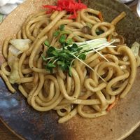 yaki udon noodles-- delicious! at Hippari Dako in Nikko