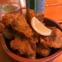 Fried mushrooms   at Little Bao Diner in Hong Kong Island