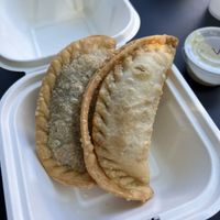 Vegan empanadas   at Cousins Cuban Cafe in Black Mountain