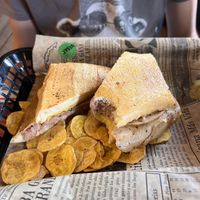 Sandwich Cubano vegan option  at Cousins Cuban Cafe in Black Mountain