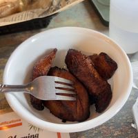 Maduros (sweet plantain)  at Cousins Cuban Cafe in Black Mountain