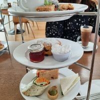 Vegan cream tea at Ashmolean Rooftop Restaurant in Oxford