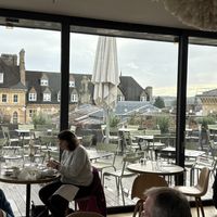 Outside would be lovely in summer   at Ashmolean Rooftop Restaurant in Oxford