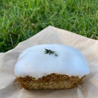 Lemon myrtle cake at Pandy in Northcote