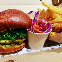 Portobello burger at Eden Jaxx - Købmagergade in Copenhagen