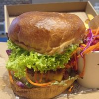 Garden burguer at Eden Jaxx - Købmagergade in Copenhagen