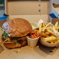 Garden Burger Menü at Eden Jaxx - Købmagergade in Copenhagen