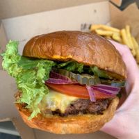 Classic burger  at Eden Jaxx - Købmagergade in Copenhagen