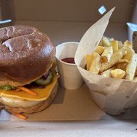 The Garden burger  at Eden Jaxx - Købmagergade in Copenhagen