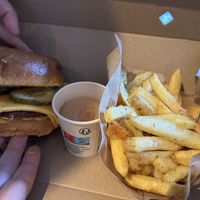 Smash burger  at Eden Jaxx - Købmagergade in Copenhagen