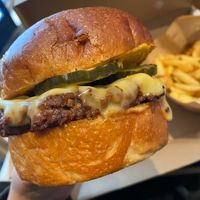 Smash burger at Eden Jaxx - Købmagergade in Copenhagen