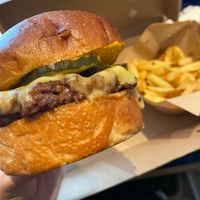 Smash burger at Eden Jaxx - Købmagergade in Copenhagen