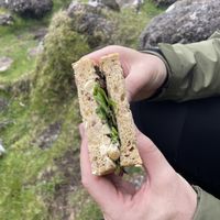 White bean vegan sandwich   at Birch in Isle Of Skye