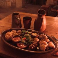 Gemüse in Bierteig  at Zauberkessel - Mittelalterschänke in Walsrode