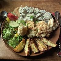 Ritterschmaus = Cordon Bleu  at Zauberkessel - Mittelalterschänke in Walsrode