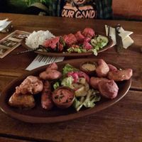 Barbarenspieß und großer Trunkenbold at Zauberkessel - Mittelalterschänke in Walsrode
