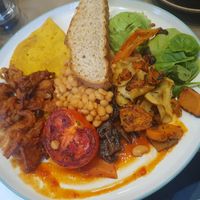 Vegan breakfast at Nomad in Edinburgh