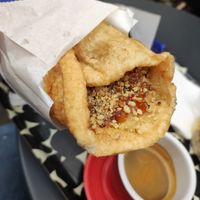 Scoverga with Cherry Jam and Nuts at Scovergi Mica in Bucharest