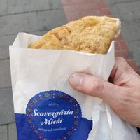 Pancake with sugar at Scovergi Mica in Bucharest