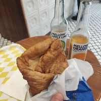 Peanut butter and cherry jam at Scovergi Mica in Bucharest