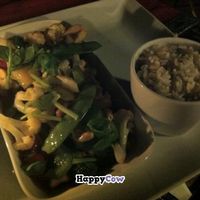 Fried tofu w cashew curry at Amala at Prana in Koh Samui