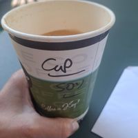 Delicious coffee at Dollop Coffee - Streeter in Chicago