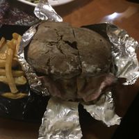 Double Veggie Burger at Zamin in Tehran