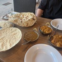 All vegan except naan which was veggie   at Kathmandu in Ibiza