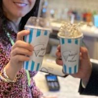 Alcoholic milk shakes (optional) at Craig's Vegan in Las Vegas