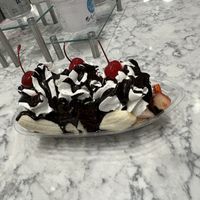 Banana split!  at Craig's Vegan in Las Vegas