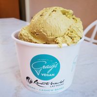 $10 Pistachio ice cream that doesn't even taste like Pistachio at Craig's Vegan in Las Vegas