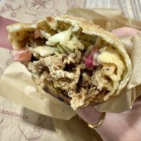Vegan Shiitake Mushroom Pita  at Boustan in Montreal