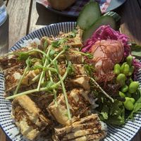 Teriyaki Tofu at Little A's Cafe in Guildford