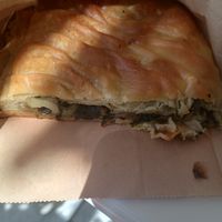 Spanikopita without feta at Sitári in Naxos