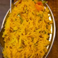 Veg rice at Indian Villa in Rye