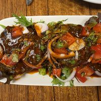 Hari kebab at Indian Villa in Rye