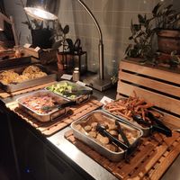 Warm buffet , all you can eat at Mat Fra Hagen - Thomas Angells Gate in Trondheim