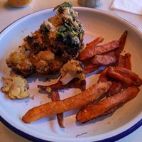 Roasted cauliflower from the buffet at Mat Fra Hagen - Thomas Angells Gate in Trondheim