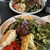 My portion from the buffet  at Mat Fra Hagen - Thomas Angells Gate in Trondheim