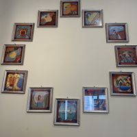 The menu is a play on the Zodiac  at Le Fate in Florence