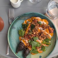 Middle east aubergine at Nowhere in Milan