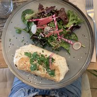 Burrito made vegan (without cheese)  at Palem Café in La Rochelle
