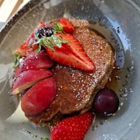 Vegan pancakes at Palem Café in La Rochelle