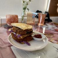 Eggplant panini  at Kappra Cafe in Bangkok
