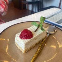 Strawberry cheesecake at Kappra Cafe in Bangkok