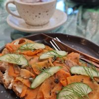 Smoked Carrot Sourdough at Kappra Cafe in Bangkok