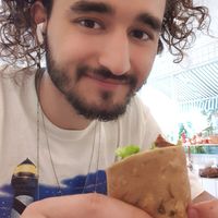 Forehead so big can't be captured on screen at Kappra Cafe in Bangkok