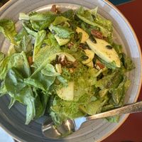 Green salad   at Hummus 90 in Ashdot Yaakov