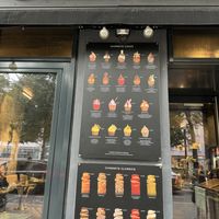 Exterior with options clearly displayed   at Chimneys Friedrichshain in Berlin