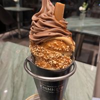 Snikkas (filled cake)  at Chimneys Friedrichshain in Berlin